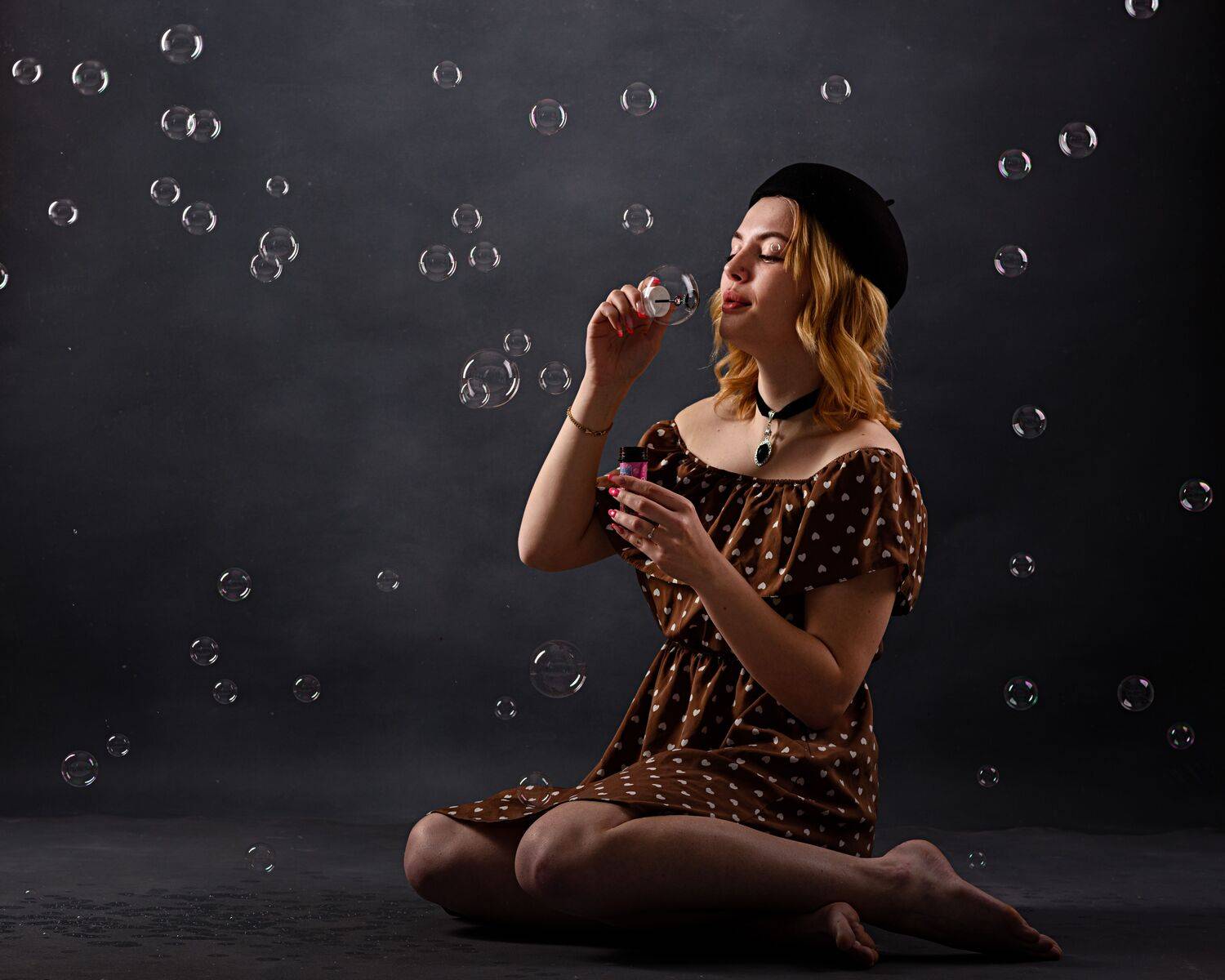 женский портрет, студийный портрет, девушка, Анатолий Булычев