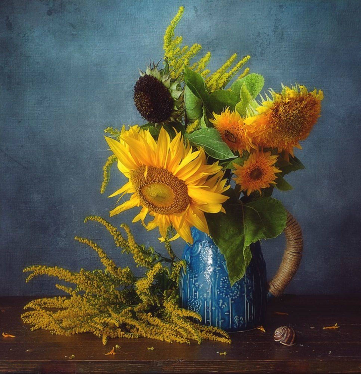 натюрморт,подсолнухи,цветы,букет, Наталия К