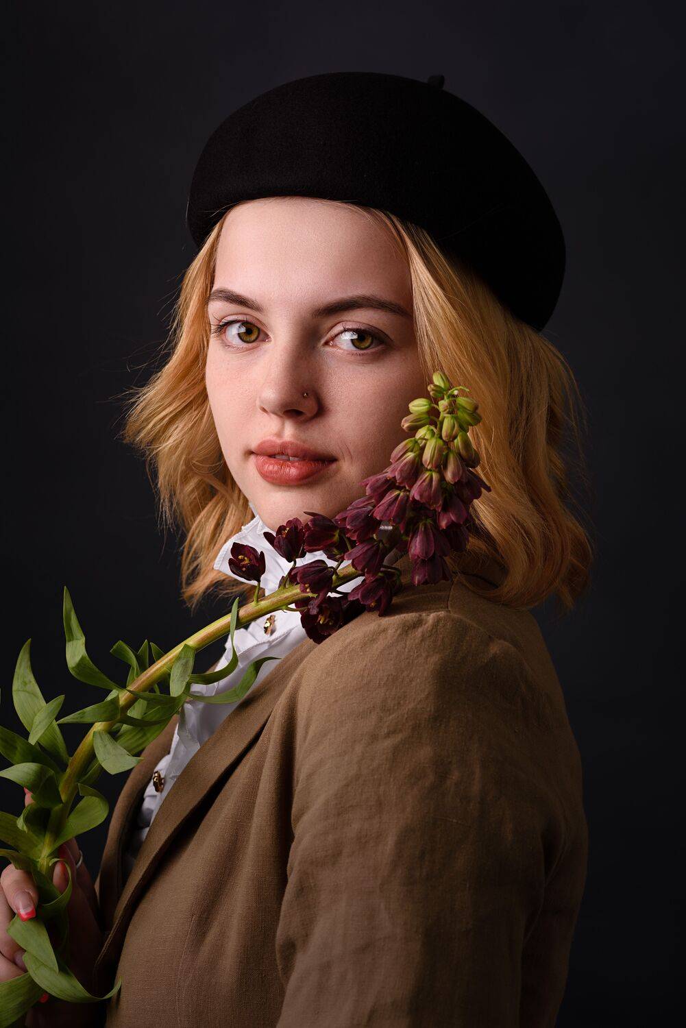 женский портрет, студийный портрет, девушка, Анатолий Булычев