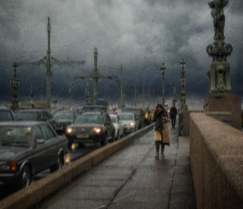 На мосту фото превью