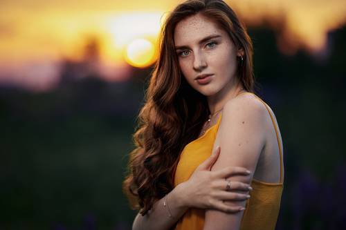 Портрет на закате 