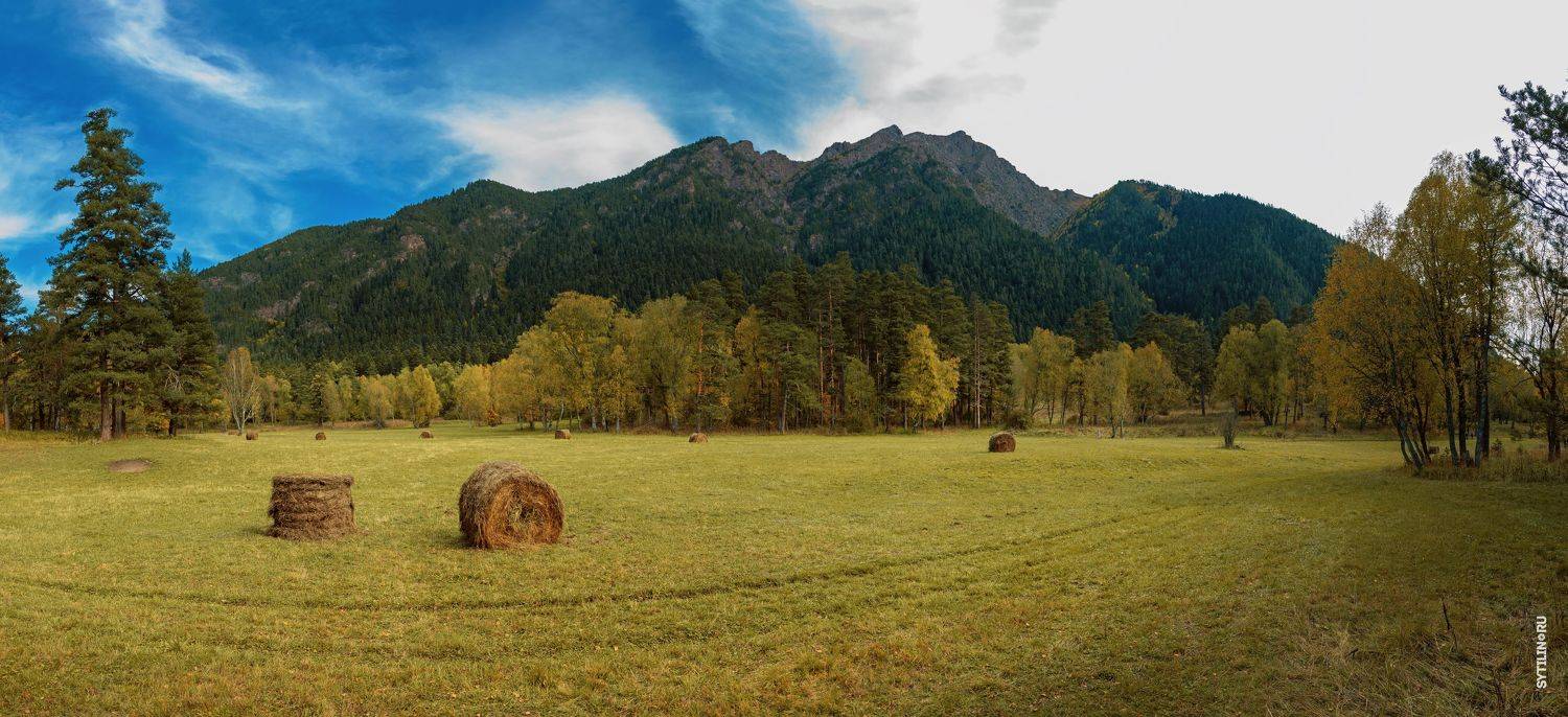 Тебердинский заказник, архыз, Карачаево-Черкессия, осень, поле, луг, горы, тур, отдых, экскурсия, путешествие, достопримечательность, пейзаж, природа, кавказ, панорама,, Сытилин Павел