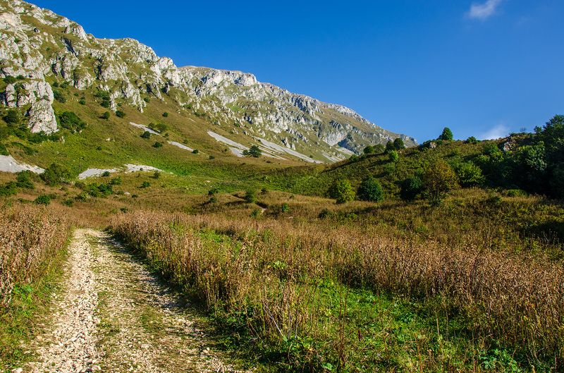 горы, майкопский перевал, осень  фото превью