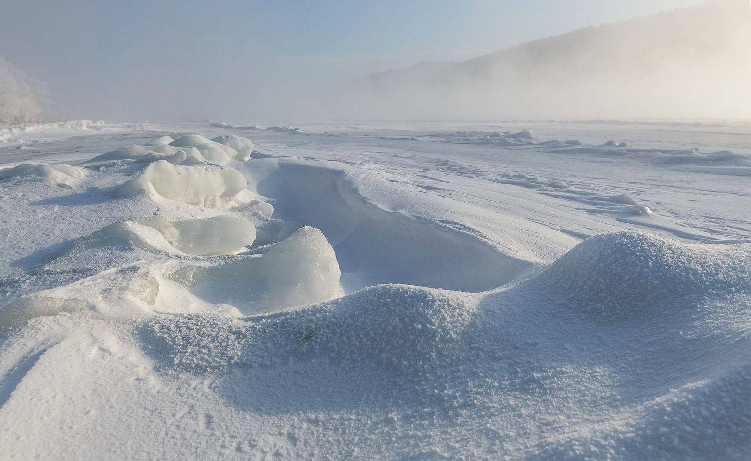 сибирь, мороз, лед, берега, Марина Фомина