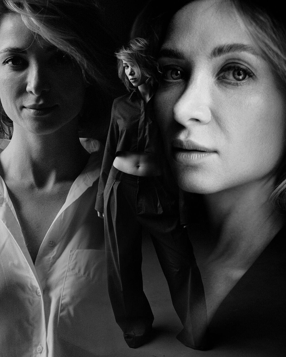 портрет, портретная фотография, женский портрет, естественный свет, студия, фотосессия, чб, девушка, естественность, Кармаков Матвей