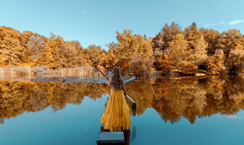 Осень рисует фото превью