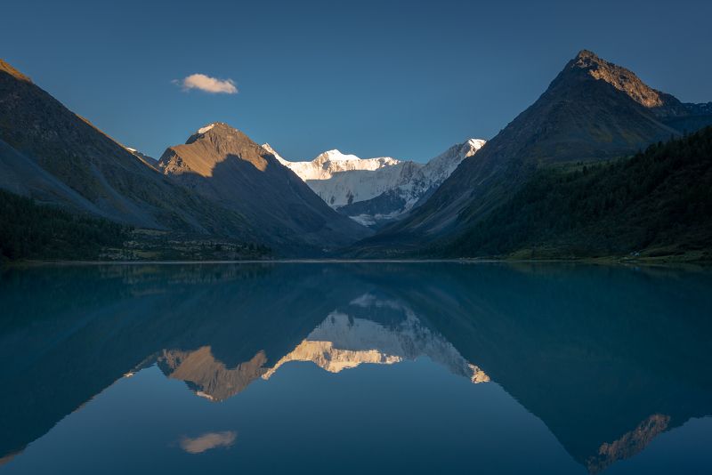 Алтай. Белуха закатная фото превью