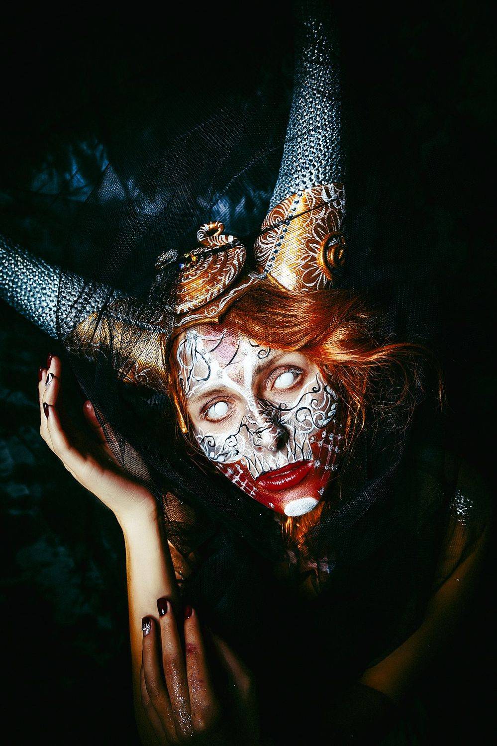 woman, portrait, conceptual, studio, bodyart, Руслан Болгов (Axe)