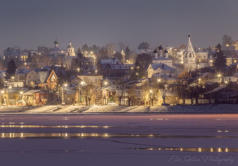 город, архитектура, кострома, пейзаж, россия Вечернее настроение фото превью