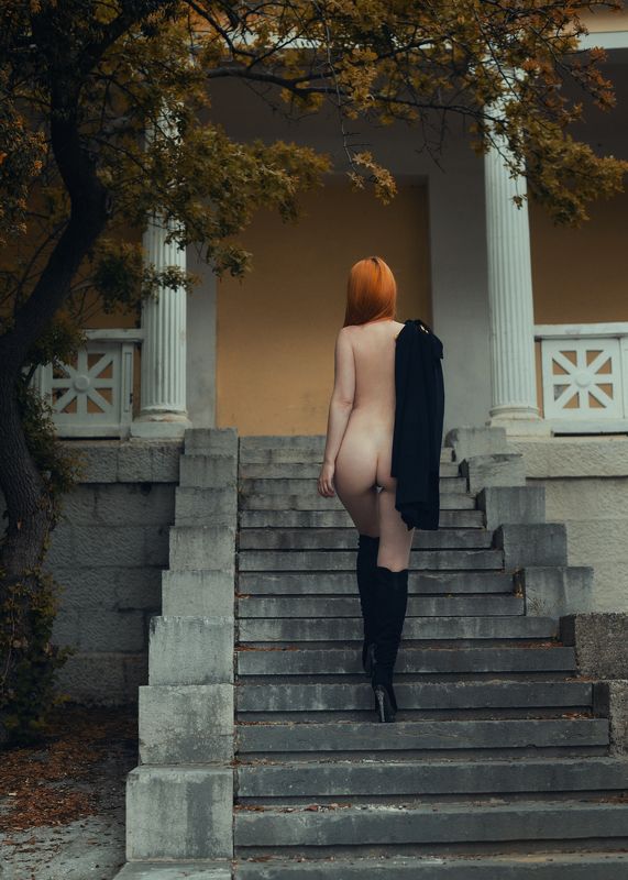 девушка, модель, ню  фото превью