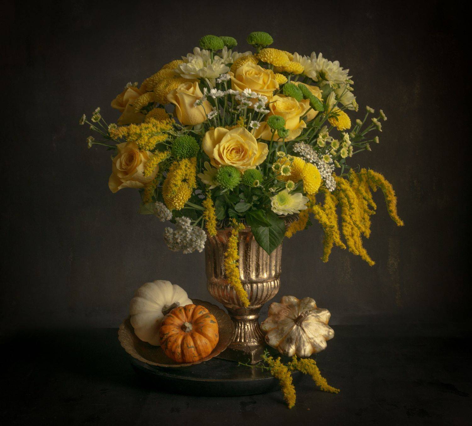 букет осень желтое, Milla Walmus