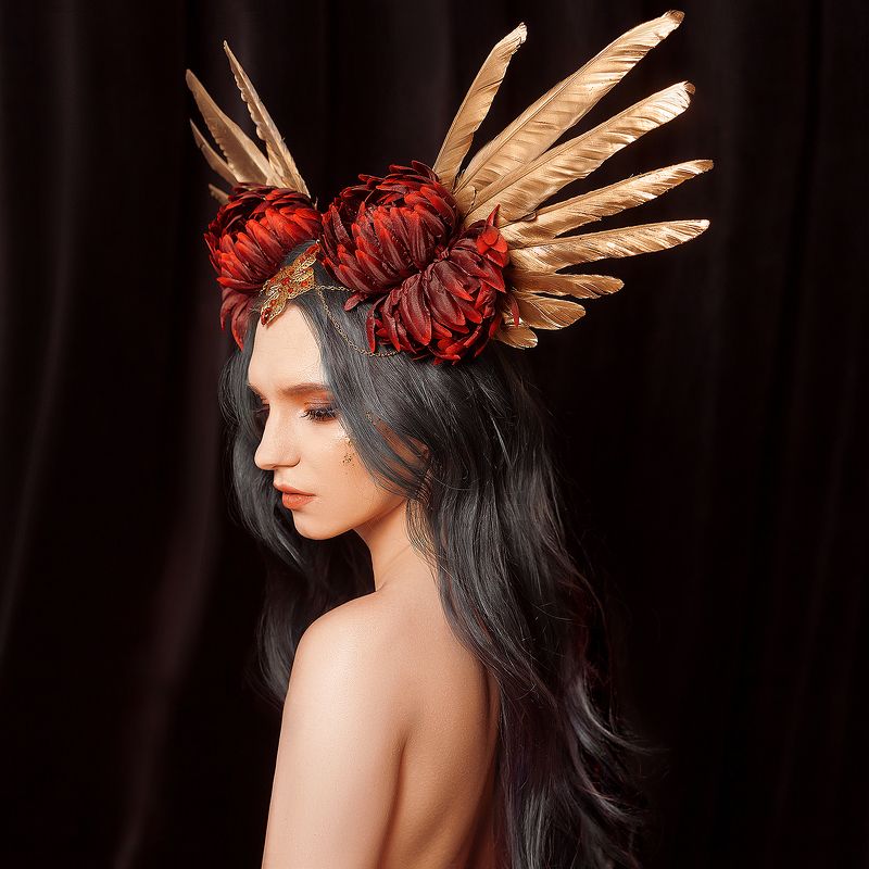 budoir, light, woman, девушка, портрет, ню, портрет, арт, будуар, model Renard Noir фото превью