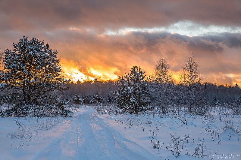 Пламя заката фото превью