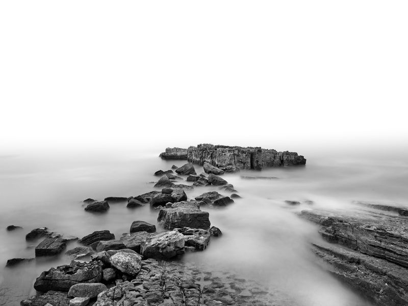 Marocco,rocks,long exposure, landscape,phase one IQ4,medium format,Phase one XT,Black and white way to the silent фото превью