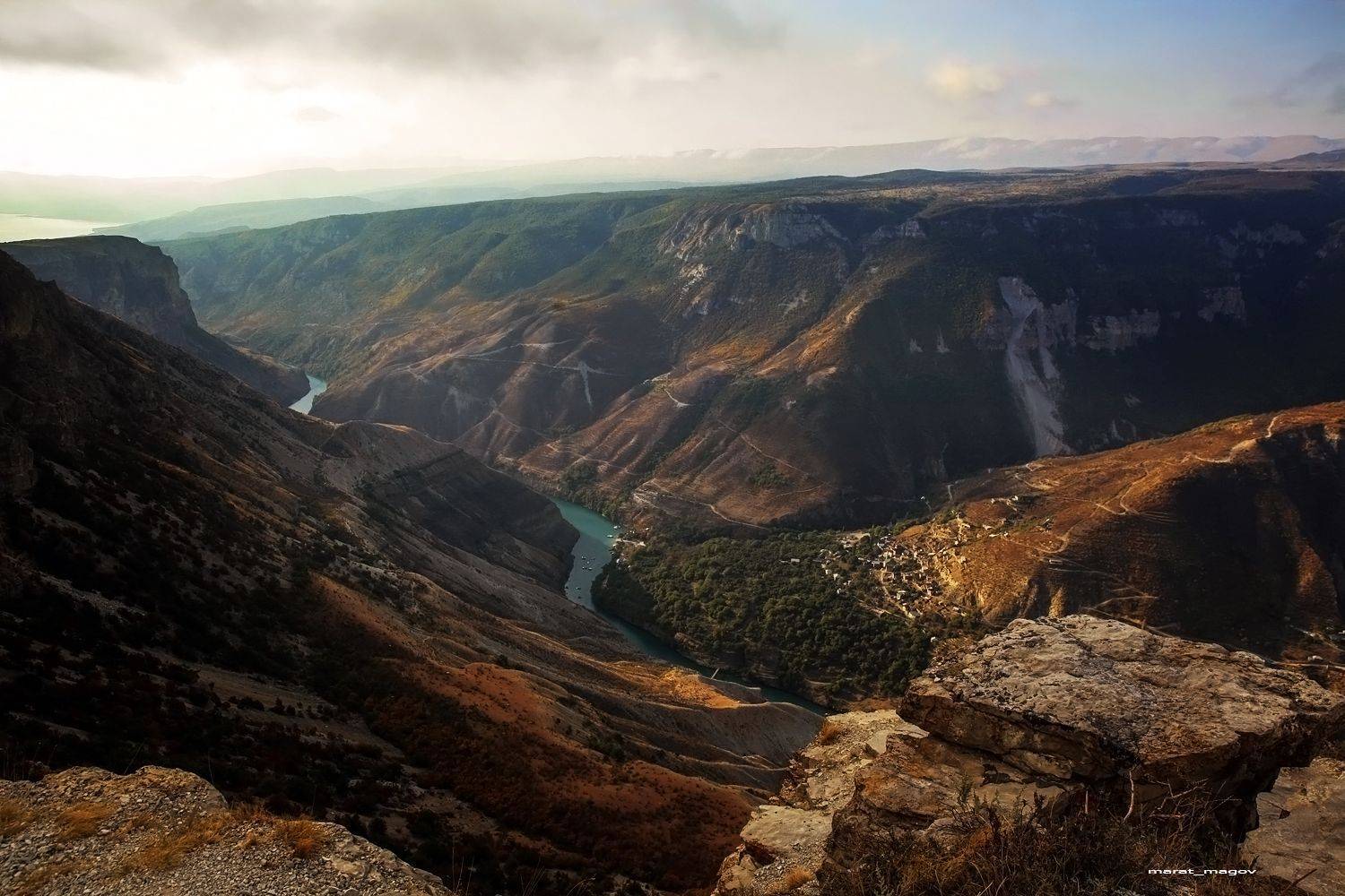 утро,каньон,сулак,река,горы,пейзаж,дагестан,, Magov Marat