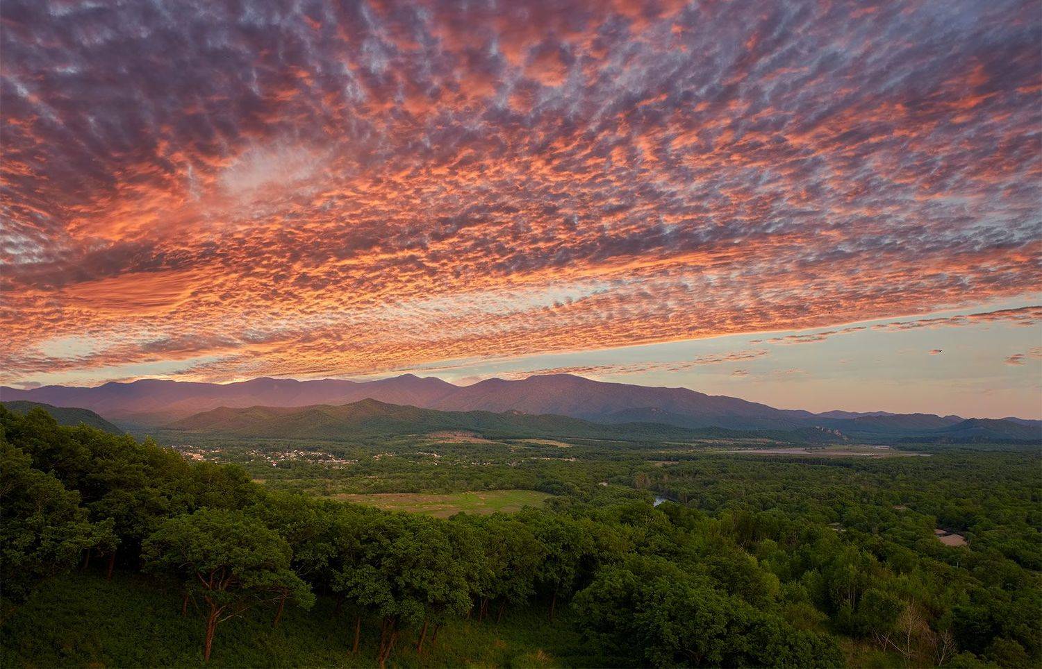 макариха, хребет, вечер, лето, приморье, Евгений Паршуков
