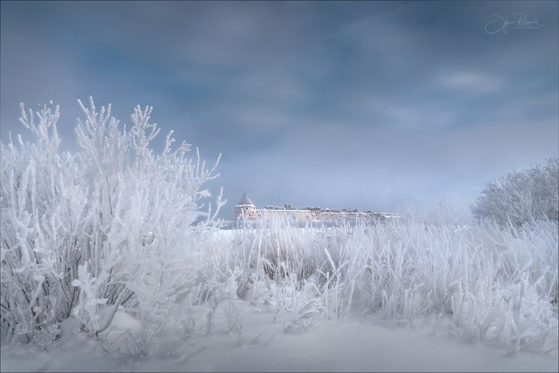 шлиссельбург, орешек, зима, иней, нева, санкт-петербург, крепость орешек Снежное безмолвие фото превью