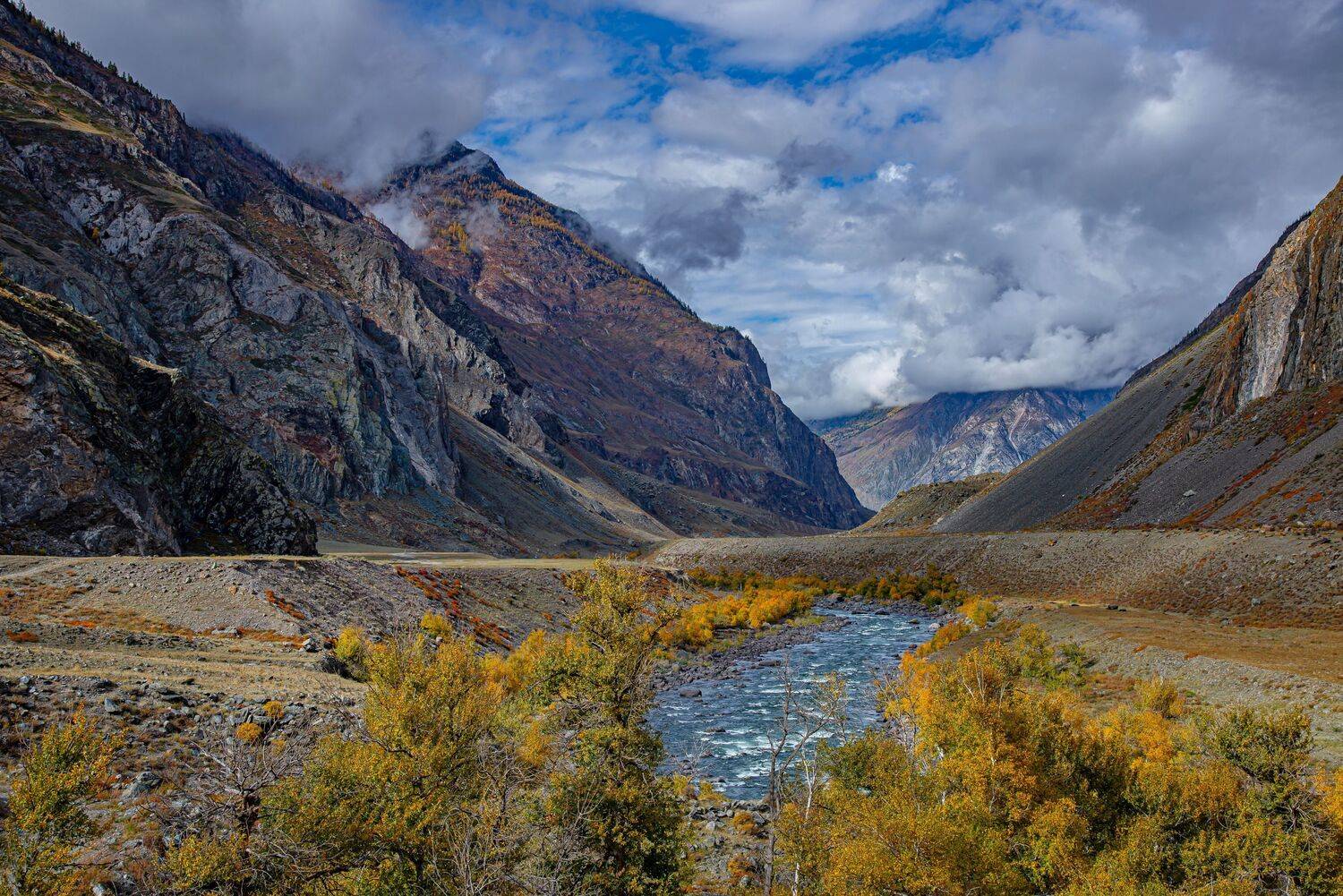 алтай. осень. горы., Евгений Дроботенко