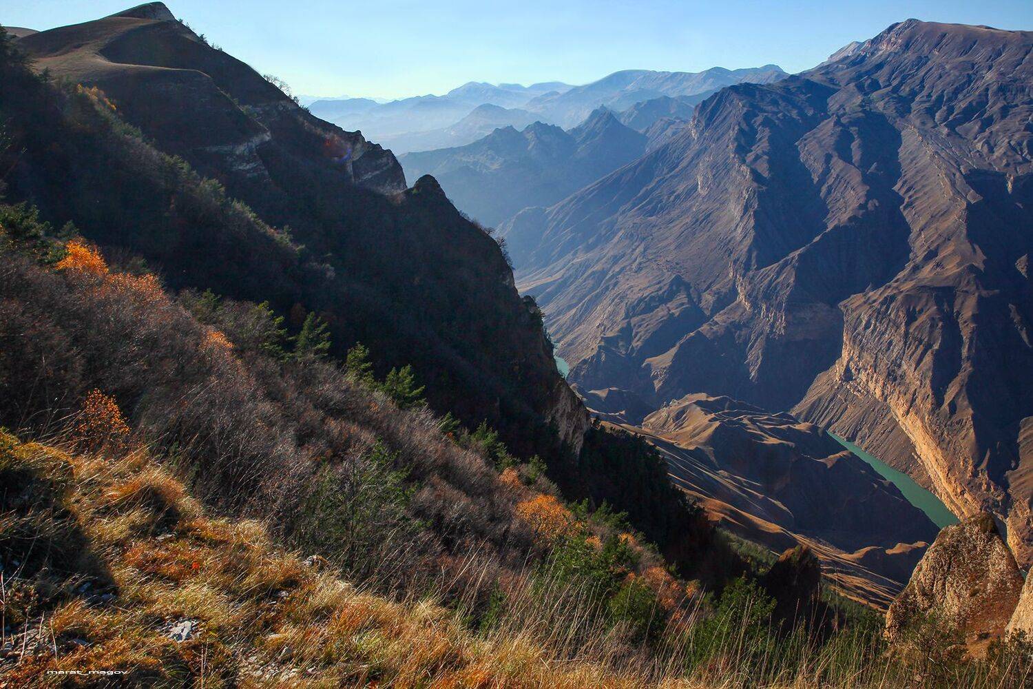 каньон,сулак,пейзаж,горы,осень,дагестан,, Magov Marat