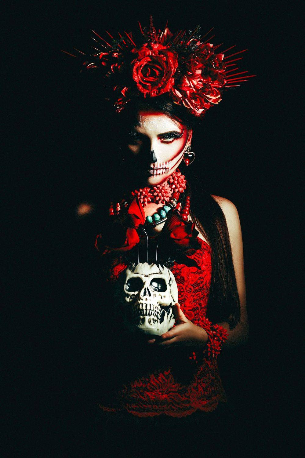 woman, portrait, conceptual, studio, bodyart, Руслан Болгов (Axe)