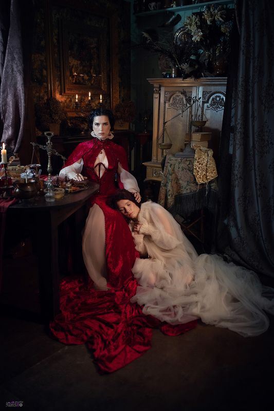 батори, портрет, легенда, девушки, история, Хэллоуин, артфото Графиня Батори фото превью