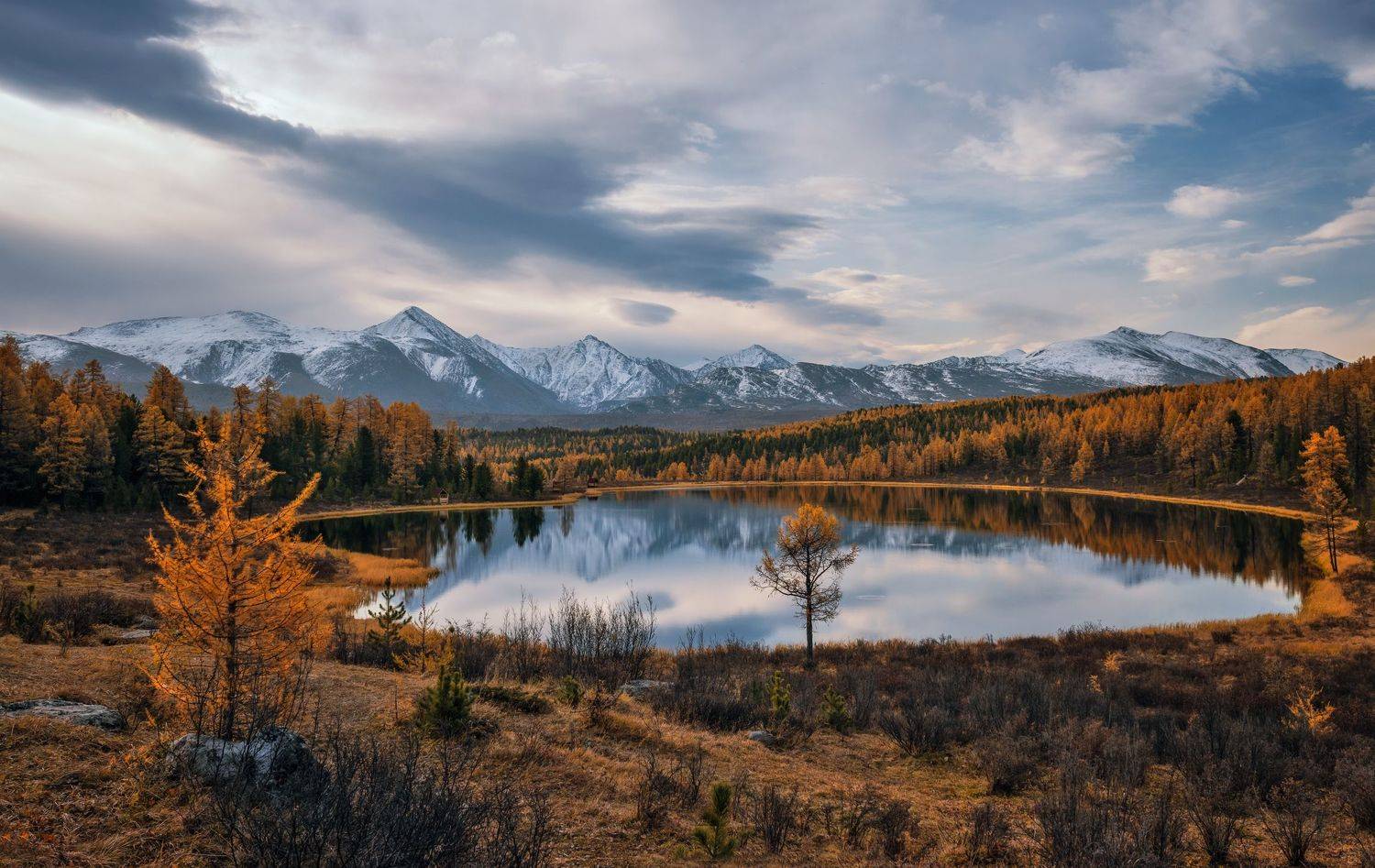 горный алтай,осень,утро,озеро киделю, lora_pavlova
