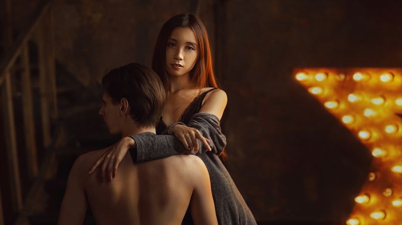 boudoir woman body light natural  deux фото превью