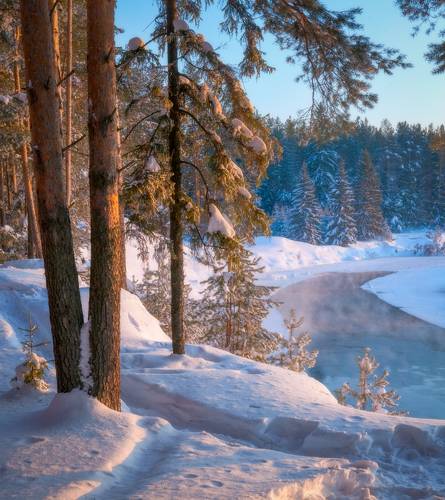 Тёплые краски холодного вечера