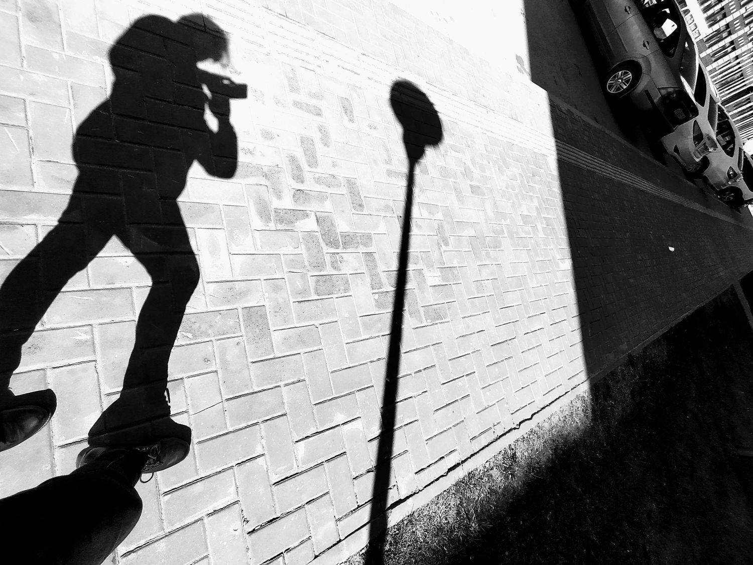 bw, shadow, Karina Yakovleva