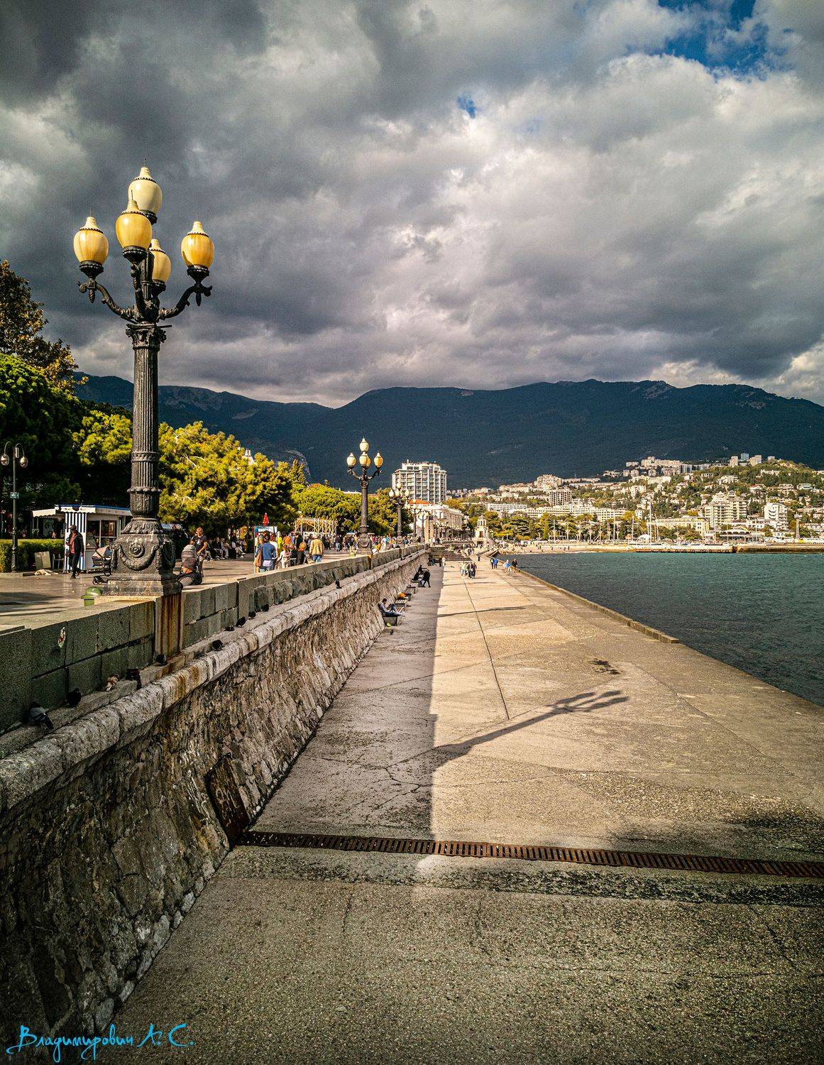 ялта набережная фонари, Алексей Смирнов