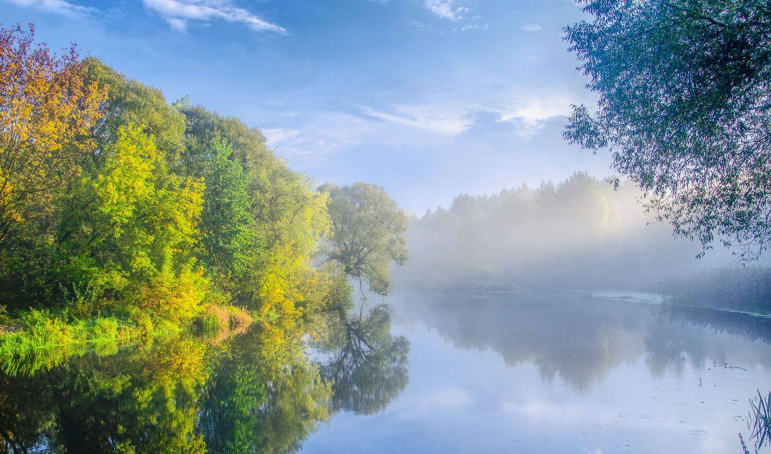 утро пейзаж путешествия, Александр Березуцкий