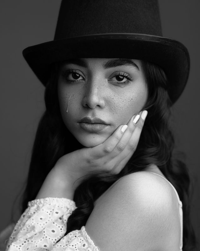 portrait, portraitphotography, woman, femaleportrait, studio, studioshot, beautiful, blackandwhite, blackandwhiteportrait, bnw Shghygh фото превью