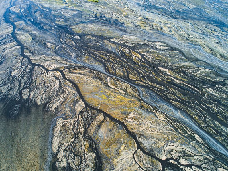 Lake, River, Drone, Aerial, Maharlou фото превью