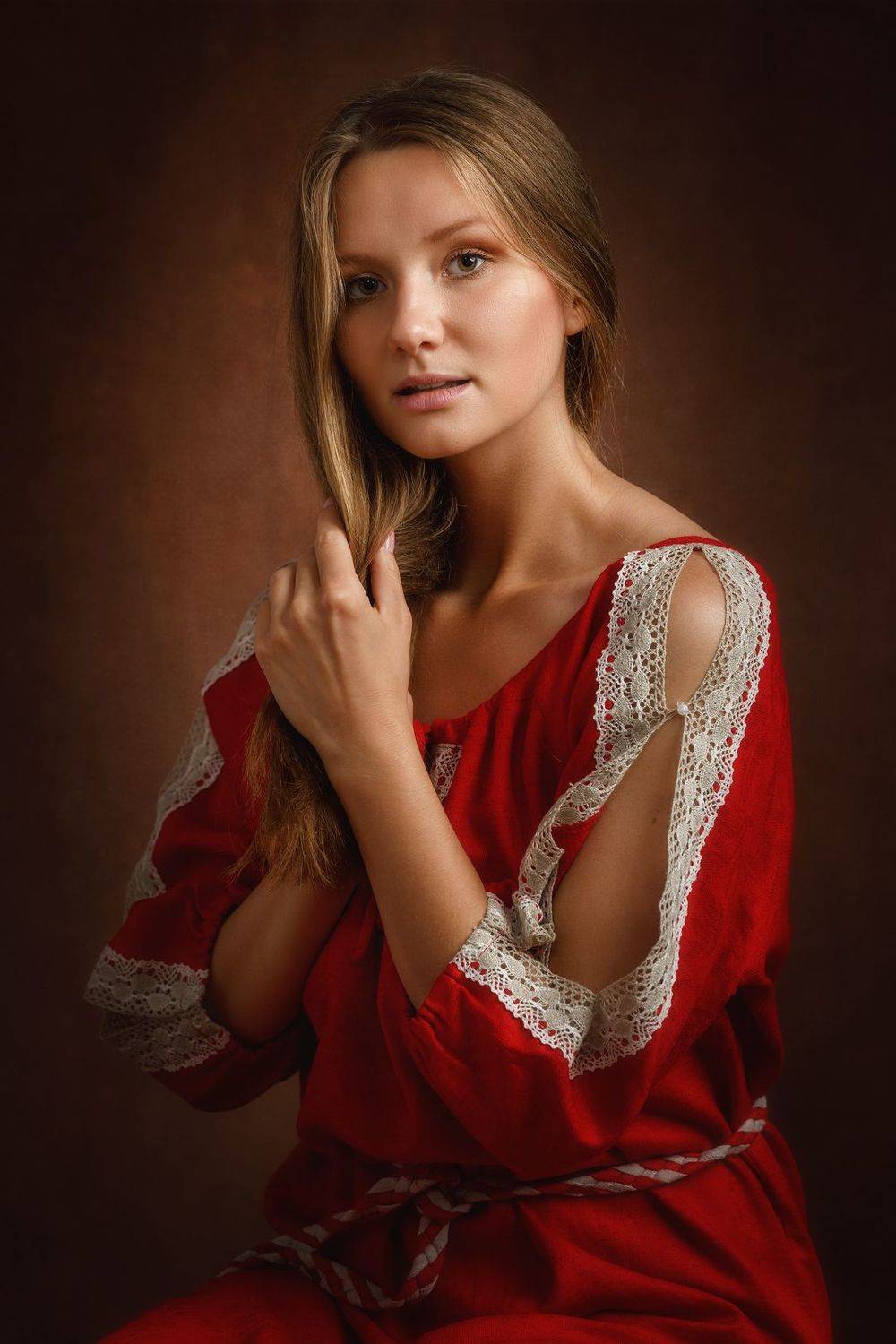 портрет, девушка, Сергеев Сергей