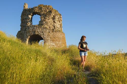 Lara.Kalamita Fortress in Inkerman (Crimea)