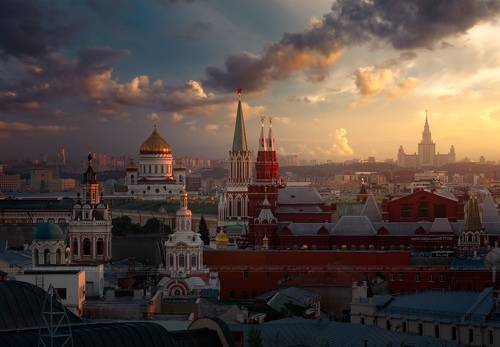 Архитектурные доминанты. Город Москва (Россия)