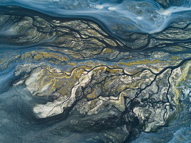 Lake, River, Drone, Aerial, Maharlou фото превью