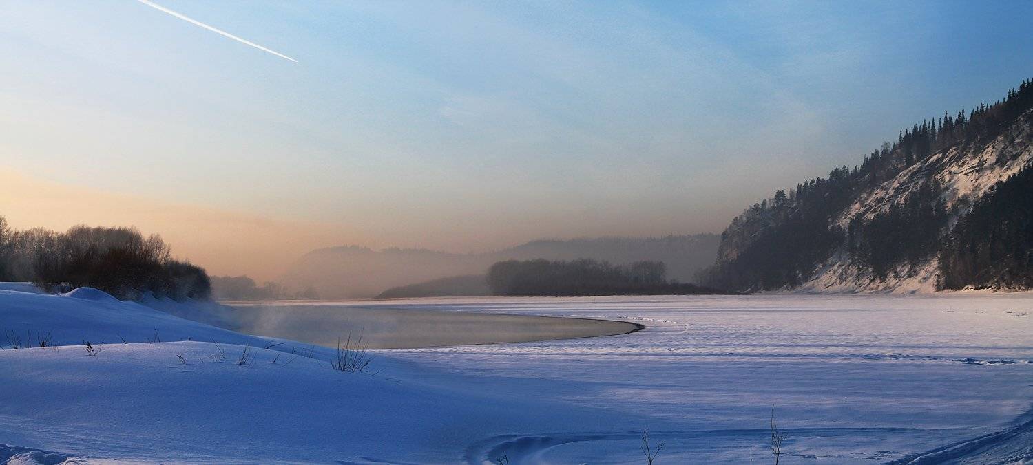 зима, река, томь, Курочкина Диана