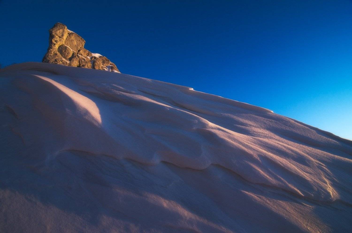 Заструги, Зима, Минимализм, Сибирь, Томск, Франчук Антон
