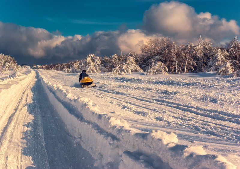 И уносит меня в звенящую снежную даль... фото превью
