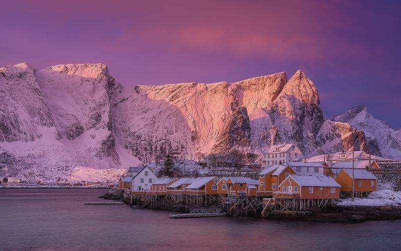 Lofoten, Norway, Reine Reine... фото превью