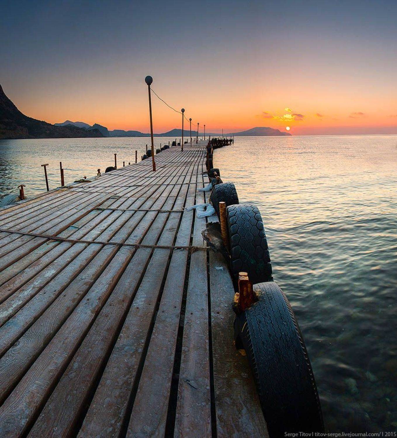 Крым, Море, Набережная, Новый свет, Пейзаж, Пляж, Свет, Солнце, Утро, Serge Titov