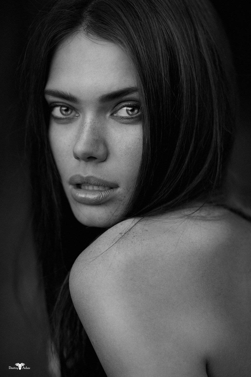 B&w, Beautiful, Beauty, Black and white, Dmitry Arhar, Girl, Glamour, People, Portrait, Portret, Woman, Девушка, Красота, Люди, Портрет, Портрет девушки, Dmitry Arhar