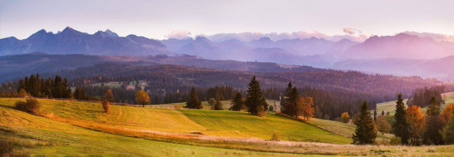 Вечер, Октябрь, Осень, Польша, Татры, Вейзе Максим