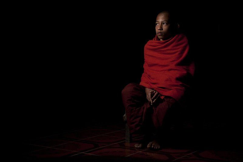 Birma, Burma, Genre, Man, Men, Monk, Myanmar, People, Portrait Following the light фото превью