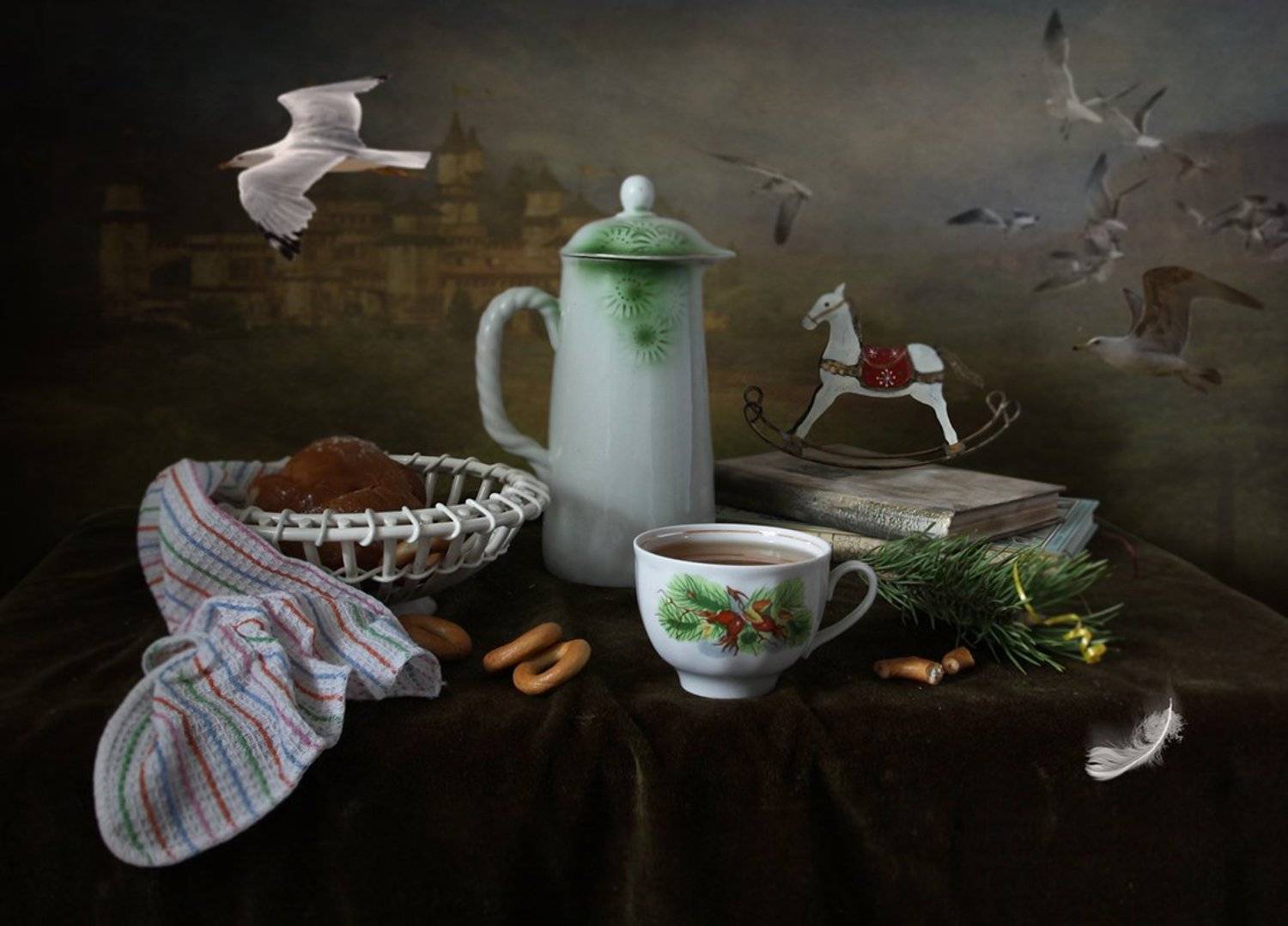 Детский, Кувшин, Лошадка, Сказка, Tatyana Karachkova