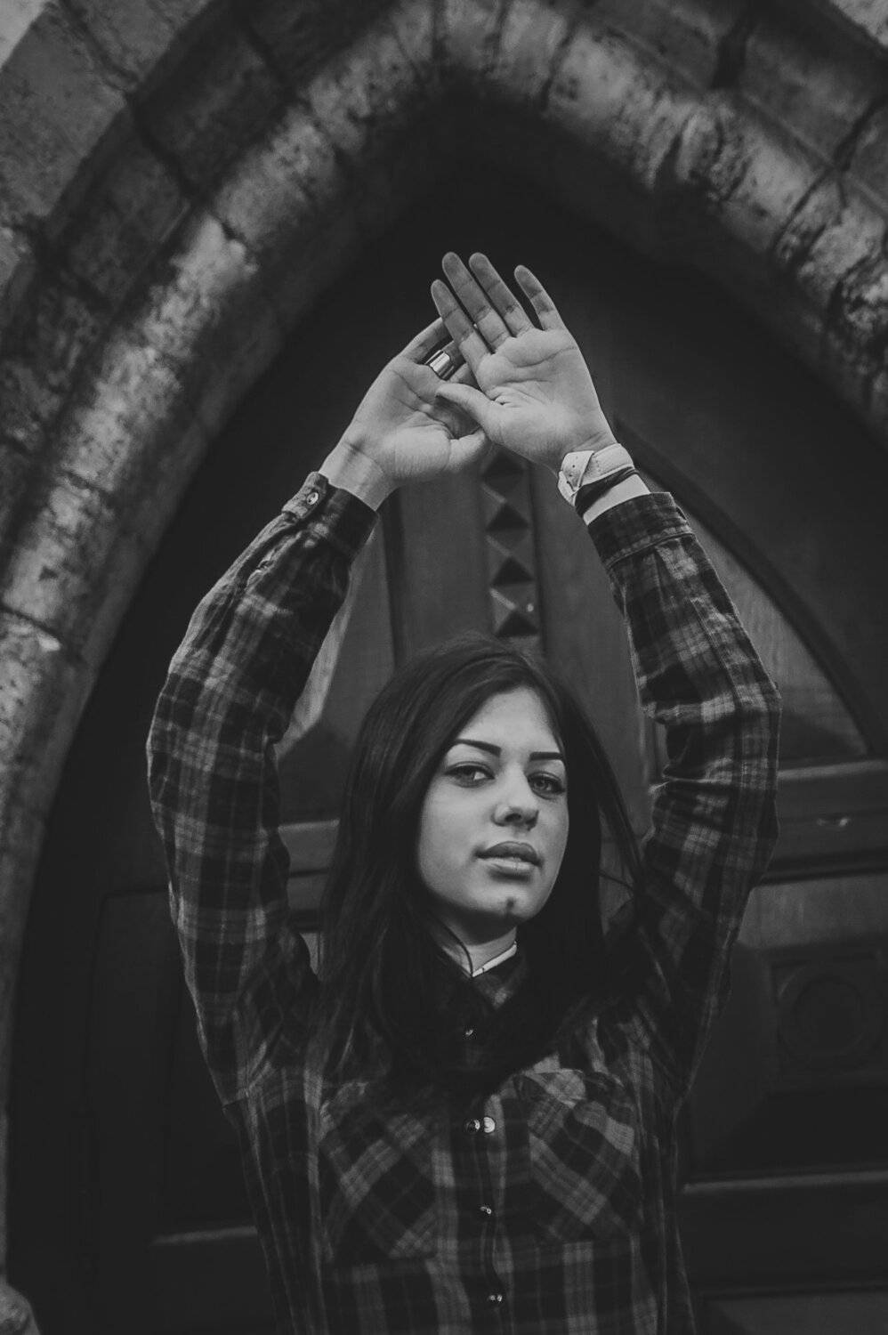 треугольник, модель, чб, wb, Ткач Михаил