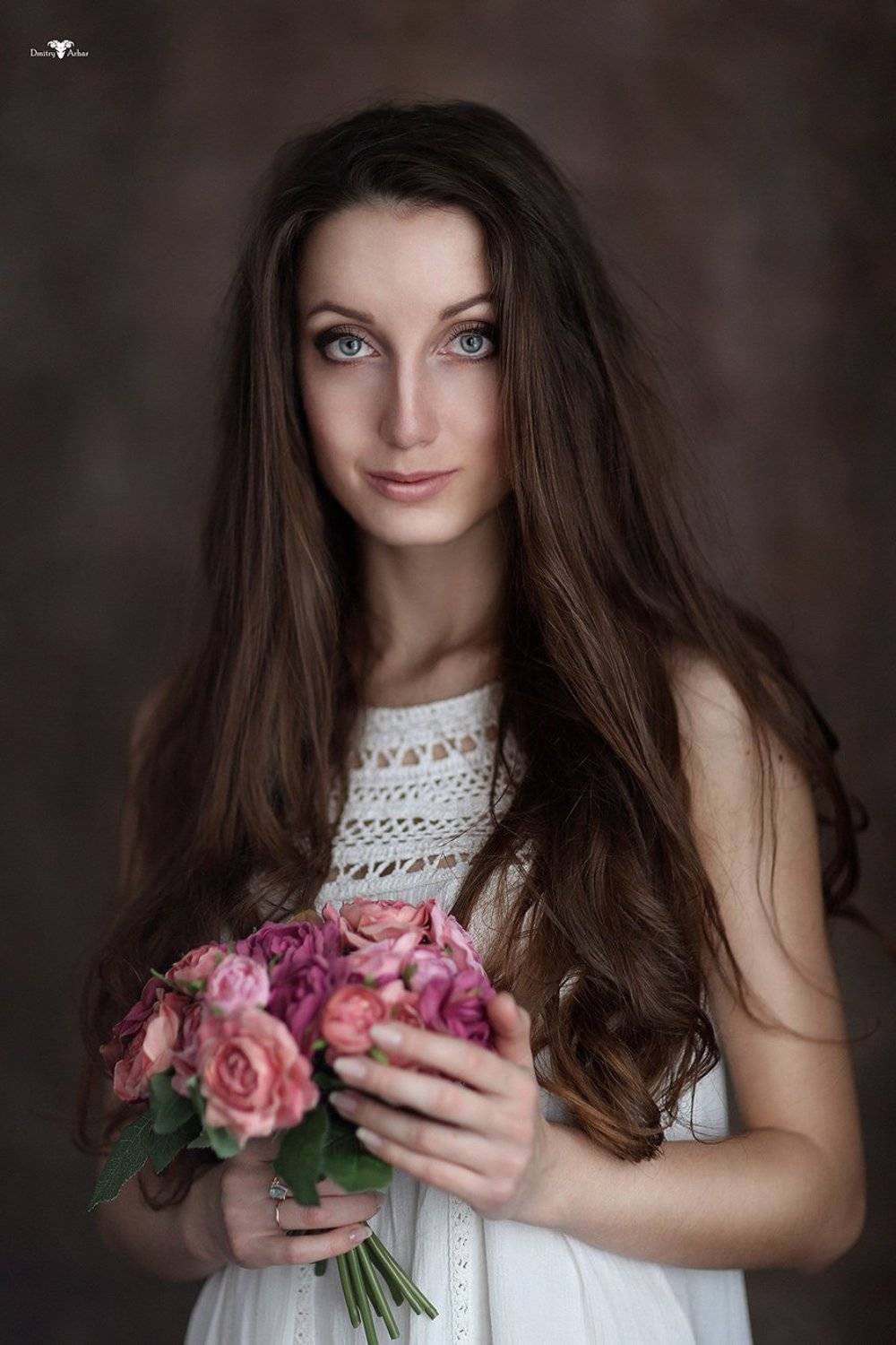 Beautiful, Dmitry Arhar, Girl, Glamour, Model, People, Portrait, Portret, Woman, Букет, Девушка, Красота, Модель, Невеста, Нежность, Портрет, Портрет девушки, Портфолио, Dmitry Arhar