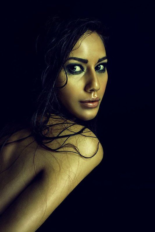 Black, Dark, Portrait Alena фото превью