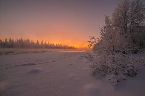 Полярная ночь. Умба.